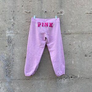 2000s Pink Victoria's Secret capri sweatpants